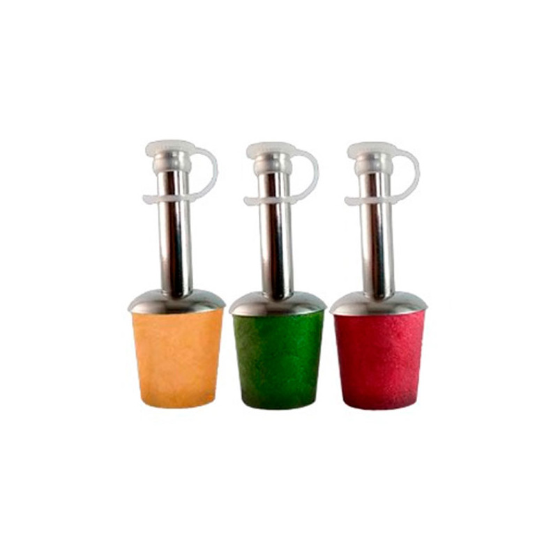 Kit bico dosador 03 pecas polimero tricolor - Loja Apolo