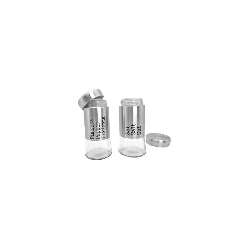 Kit saleiro e pimenteiro 2 pecas - Loja Apolo