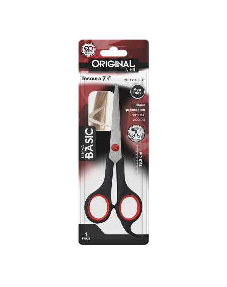 Tesoura 7 Basic 18,5 CM - Loja Apolo