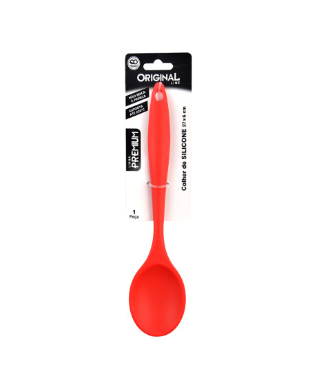 Colher em silicone premiun 27 X 6 cm Loja Apolo