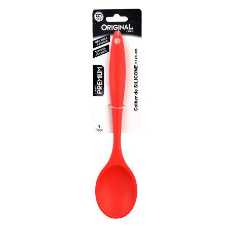 Colher Em Silicone Premiun 27X6 CM  Loja Apolo