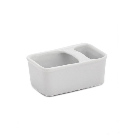 Porta sachê porcelana branca geni 11 cm - Loja Apolo