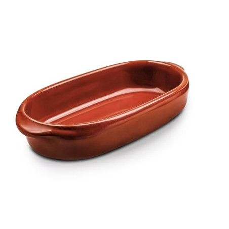 Assadeira oval marrom nº 03 1.5 litros - Loja Apolo