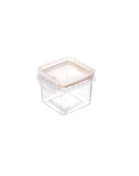 Porta mantimento com trava 380ml cristal - Loja Apolo
