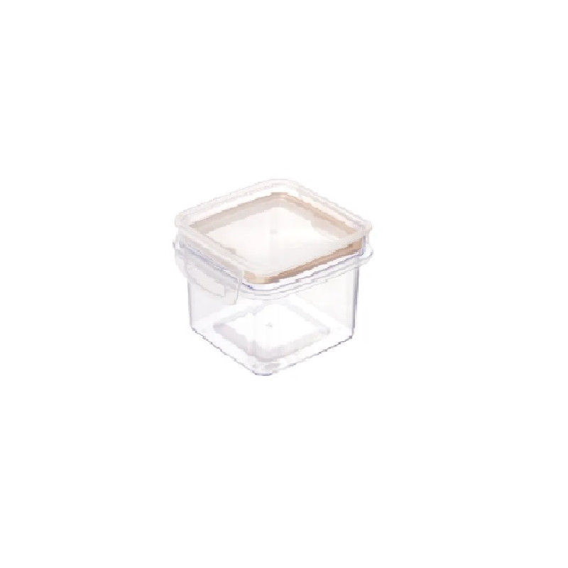 Porta mantimento com trava 380ml cristal - Loja Apolo