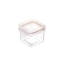 Porta mantimento com trava 380ml cristal - Loja Apolo