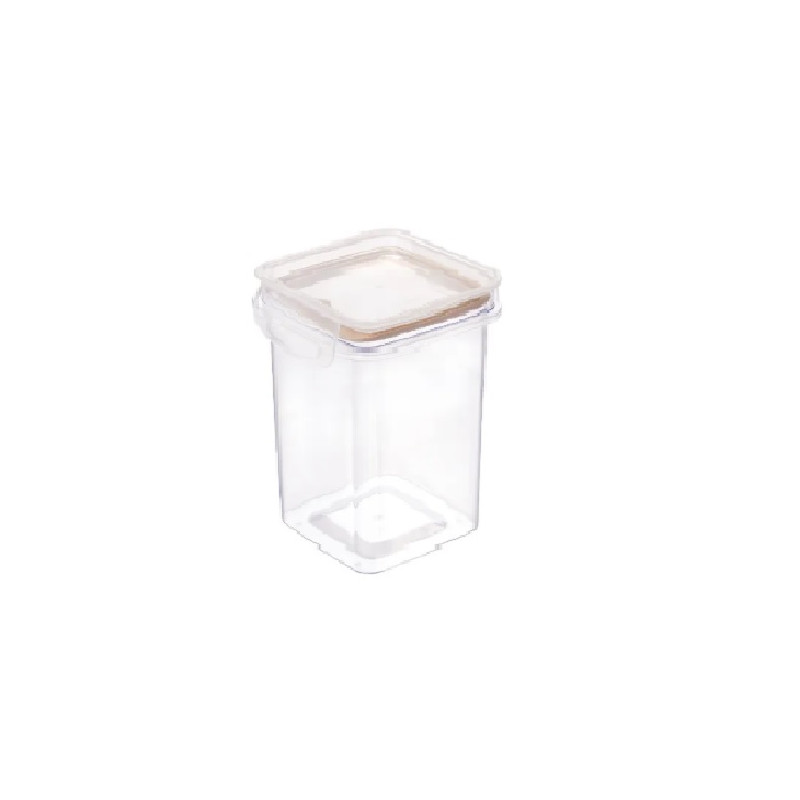 Porta mantimento com trava 830 ml cristal - Loja Apolo
