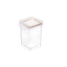 Porta mantimento com trava 830 ml cristal - Loja Apolo
