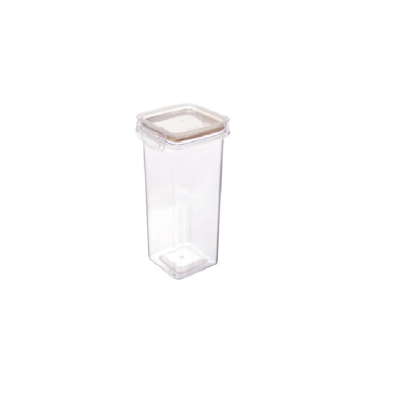 Porta mantimento com trava 1.2 litros cristal - Loja Apolo Porta mantimento com trava 1.2 litros cristal - Loja Apolo