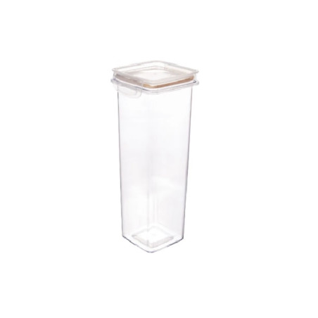 Porta mantimento com trava 1.6 litros cristal - Loja Apolo