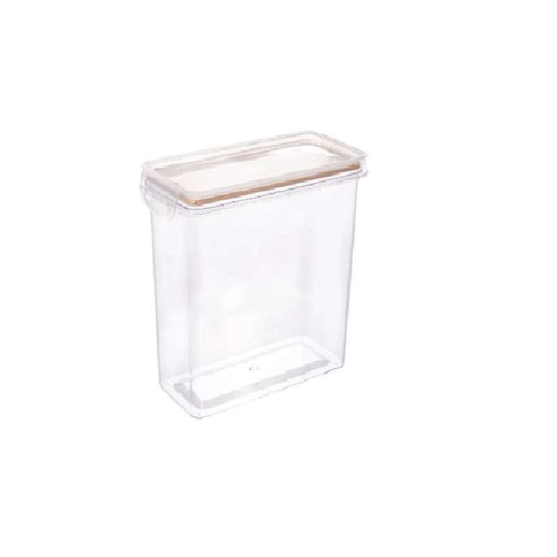 Porta mantimento com trava 3 litros cristal - Loja Apolo Porta mantimento com trava 3 litros cristal - Loja Apolo