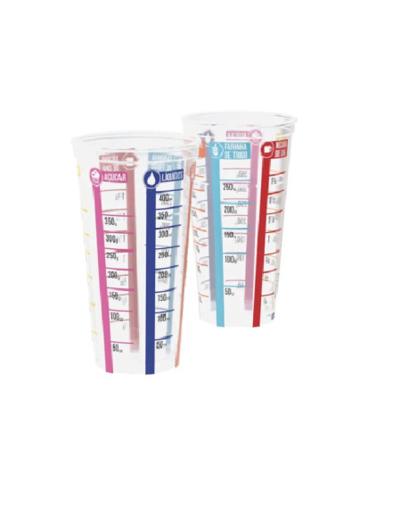 Copo medidor dec plástico 500ml - Loja Apolo