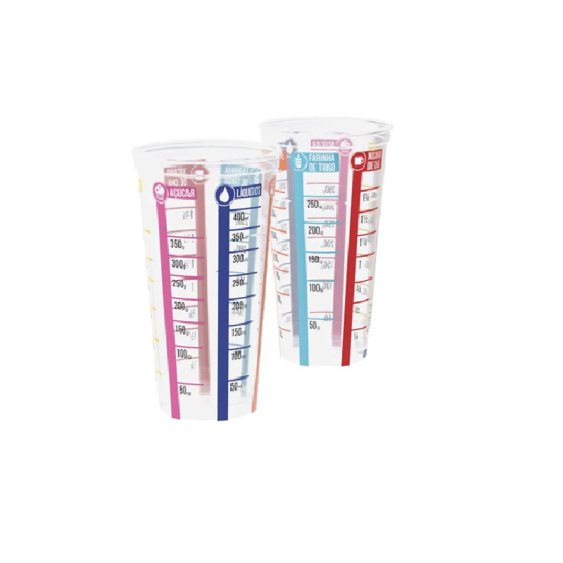 Copo medidor dec plástico 500ml - Loja Apolo Copo medidor dec plástico 500ml - Loja Apolo