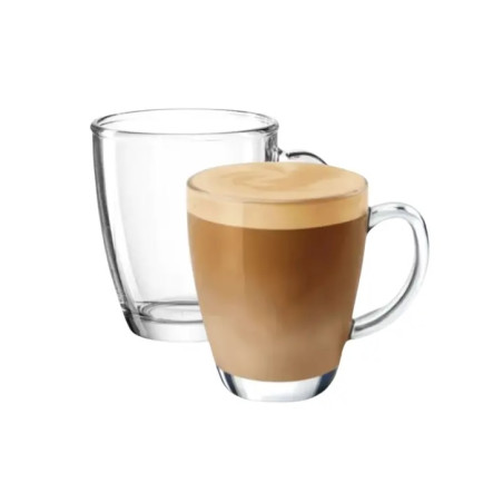 Kit caneca de vidro 02 pecas 350ml - Loja Apolo